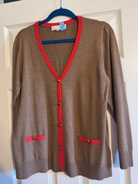 COACH 100% Merino Wool Cardigan